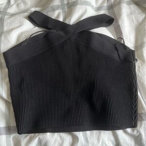 Babaton Sculpt Knit Criss Cross top